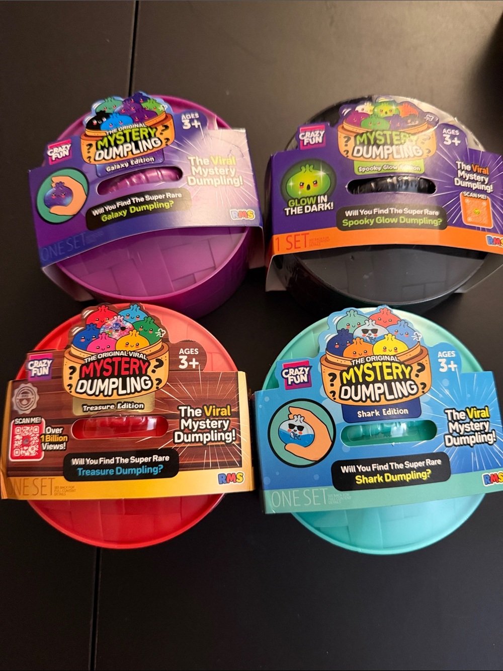 RMS Mystery Dumplings Bundle – Galaxy, Spooky Glow, Treasure & Shark